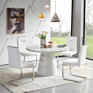 Round  Dining sets table & chairs for home furnitute use