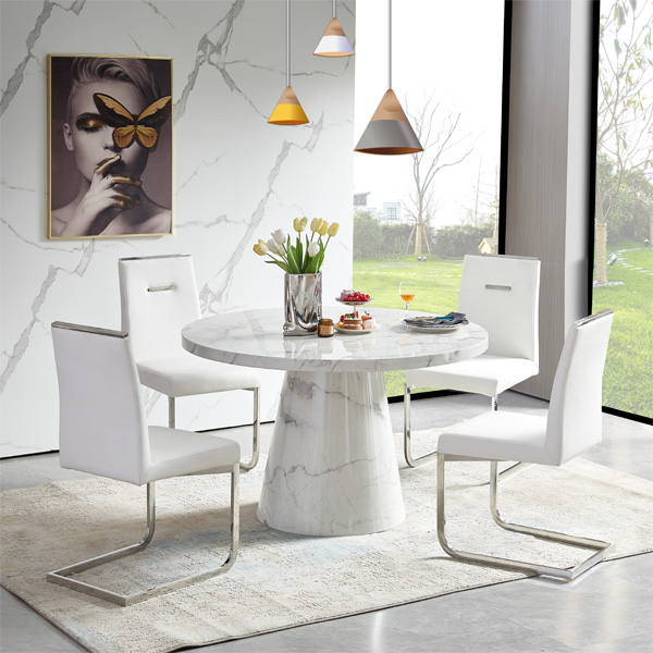 Round  Dining sets table & chairs for home furnitute use